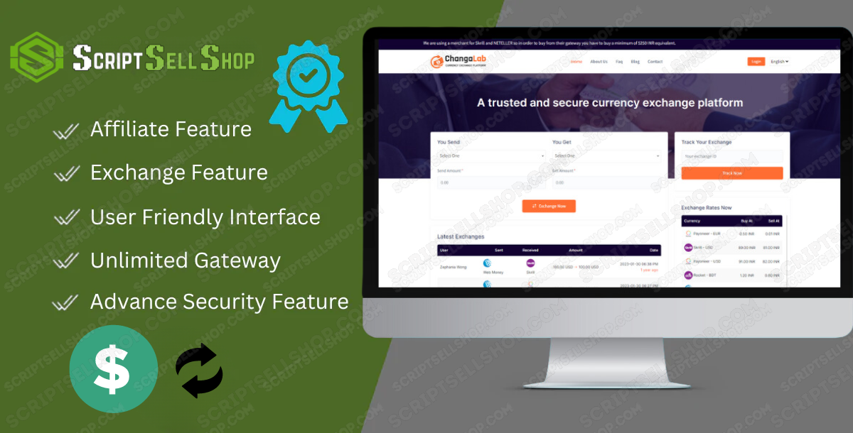 ChangaLab - Currency Exchange Platform